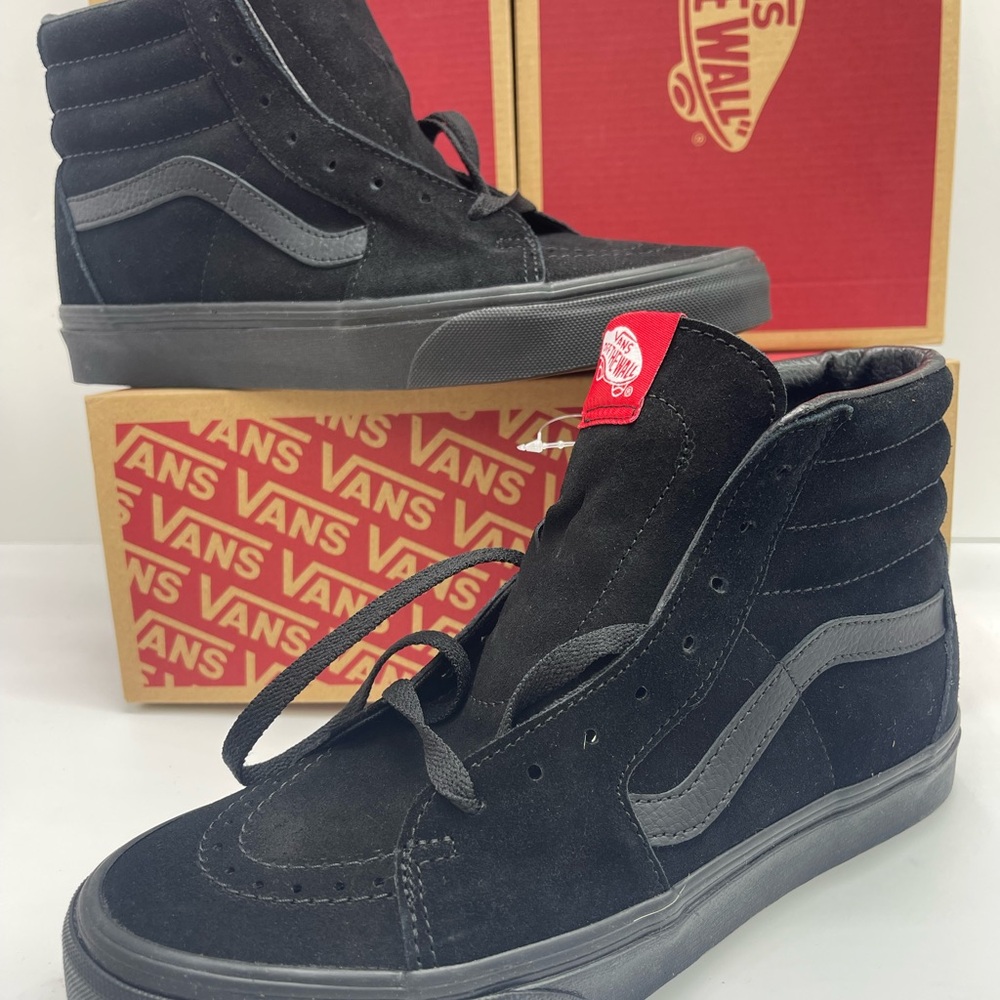 Vans Sk8-Hi 'Black Suede'
 WMNS Black High-Top Sneakers - Picture 8 of 16
